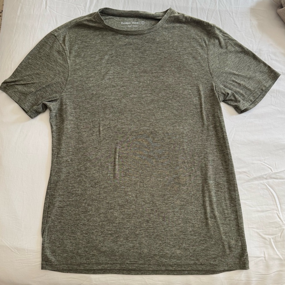 Outdoor Voices Cloudknit Sage Green Men's Tee